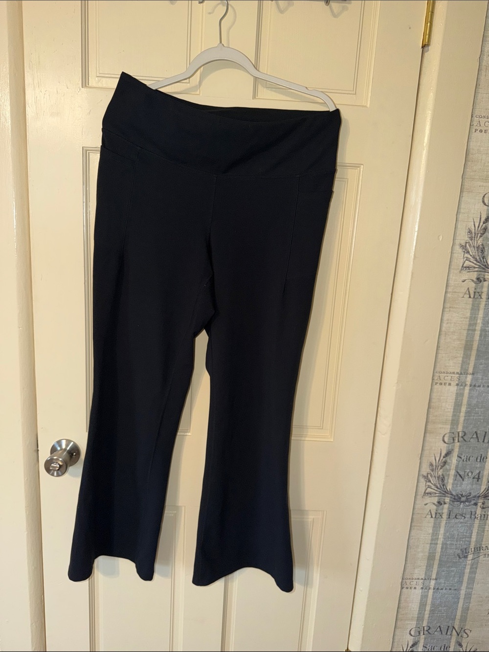 Jockey Women's Black Wide-Leg Ponte Pants